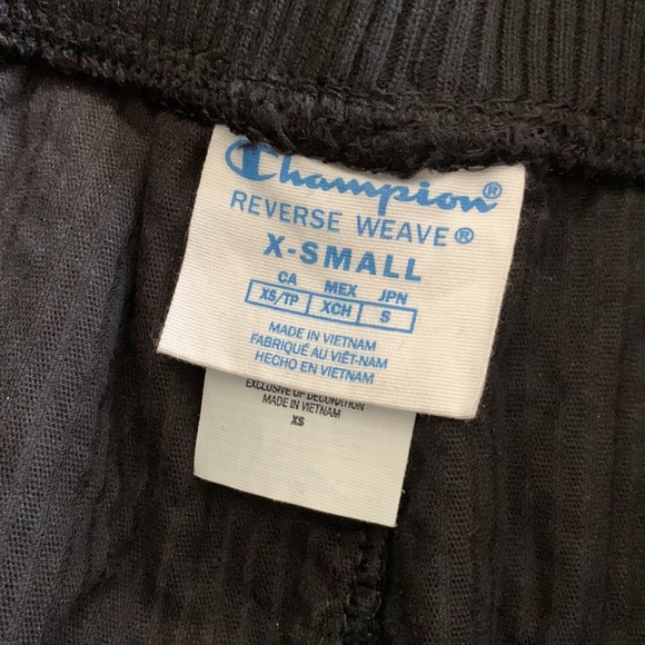Champion, corduroy, black, joggers, extra small - Picture 6 of 6